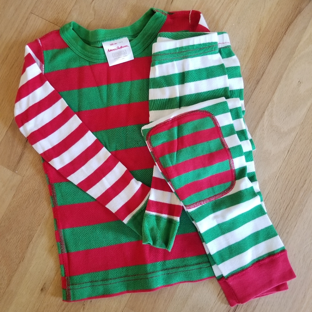 Hanna Jams size 100 striped pjs